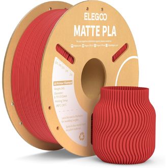 ELEGOO PLA MATTE 1.75 1kg Rubínovo červená
