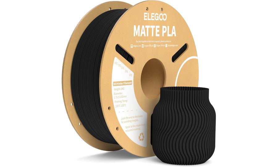 ELEGOO PLA MATTE 1.75 1kg matná čierna