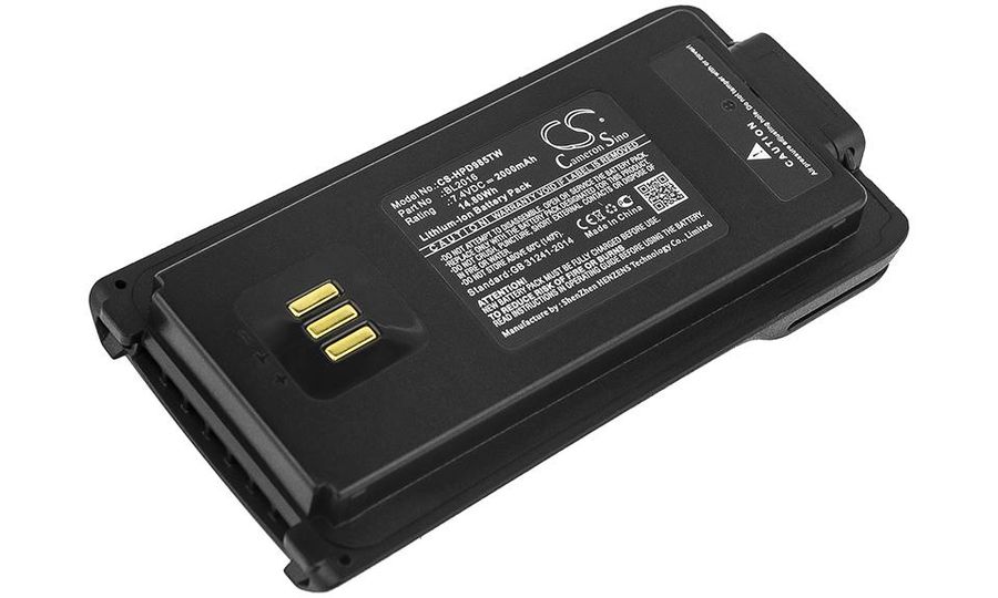 Batéria pre Hytera PD985 a PD985U, 2000 mAh, Li-Ion