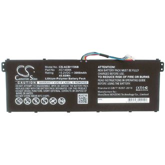 Batéria pre Acer Aspire 5,7 E5, V3, Chromebook 11, 13, 15, 3000mAh, Li-Pol
