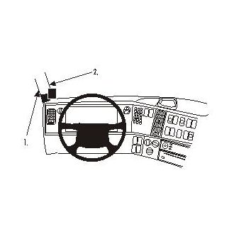 Brodit ProClip montážna konzola pre Volvo FH/NH 03-06/FM 03-06, vľavo na stĺpik