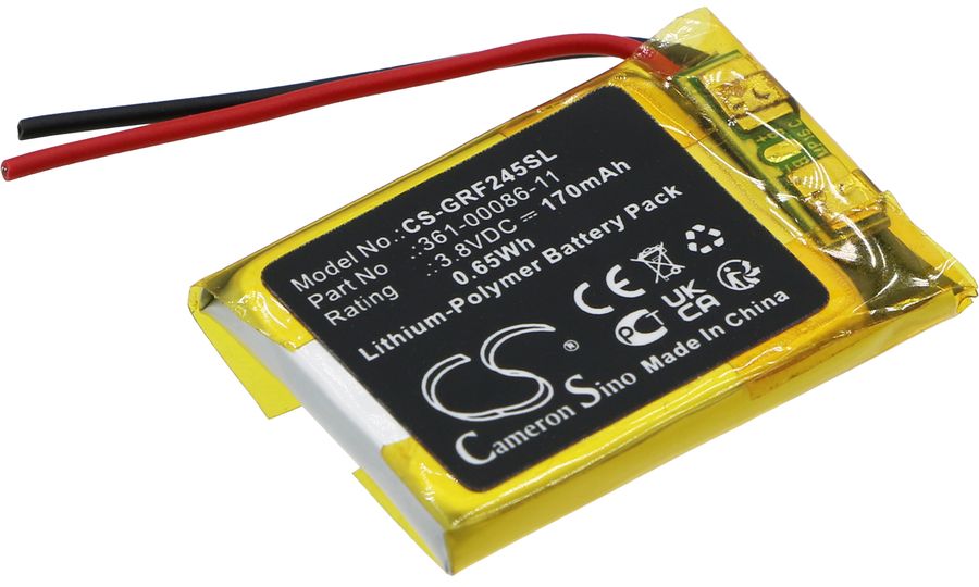 Batéria pre Garmin Forerunner 245, Forerunner 245 Music, 170 mAh, Li-Pol