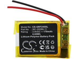 Batéria pre Garmin Forerunner 245, Forerunner 245 Music, 170 mAh, Li-Pol