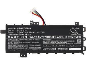 Batéria pre Asus Expertbook P1, Vivobook 14, Vivobook 15 a ďalšie, 4100 mAh, Li-Ion