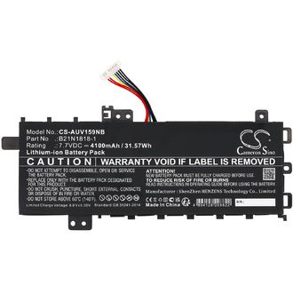 Batéria pre Asus Expertbook P1, Vivobook 14, Vivobook 15 a ďalšie, 4100 mAh, Li-Ion