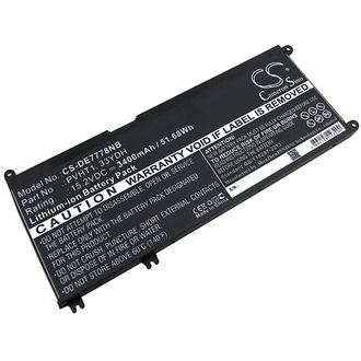 Batéria pre Dell Inspiron 17, 3400mAh
