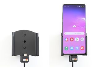 Brodit držiak do auta na Samsung Galaxy S10+ bez puzdra, so skrytým nabíjaním