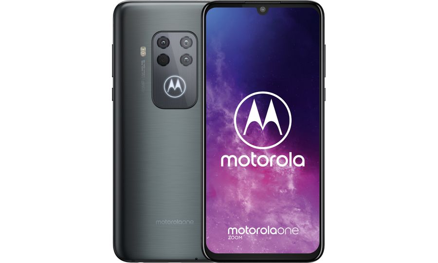 Motorola One Zoom, šedá