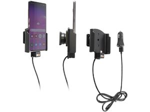 Brodit držiak do auta na Samsung Galaxy S10+ bez puzdra, s nabíjaním z cig. zapaľovača/USB