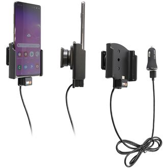 Brodit držiak do auta na Samsung Galaxy S10+ bez puzdra, s nabíjaním z cig. zapaľovača/USB