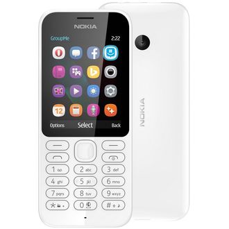 NOKIA 222 DualSIM, biela