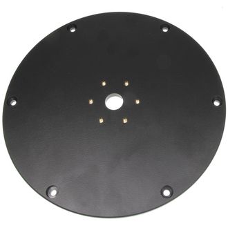 Brodit montážna podložka pre podstavec, priemer 250mm, 6 montážnych otvorov, čierna