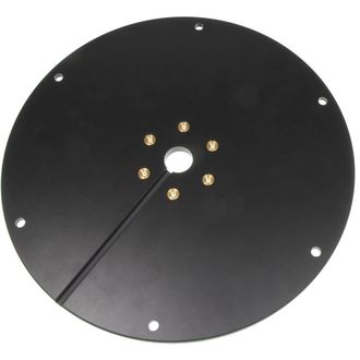 Brodit montážna podložka pre podstavec, priemer 250mm, 6 montážnych otvorov, čierna