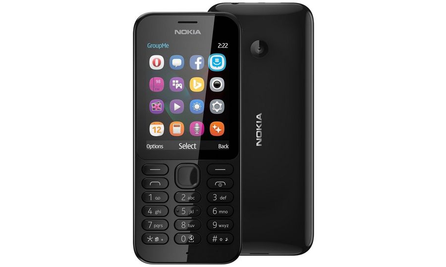 NOKIA 222 DualSIM, čierna
