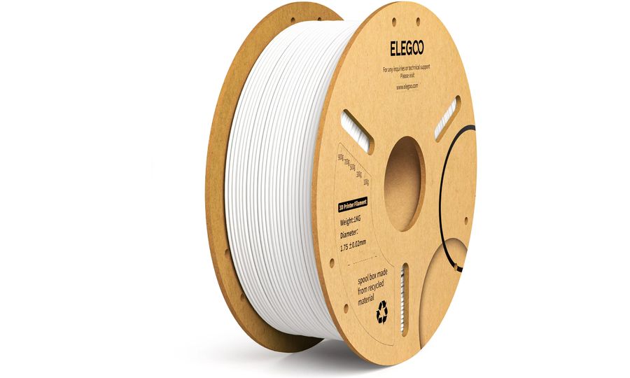 ELEGOO PLA+ 1.75, 1 kg, biela