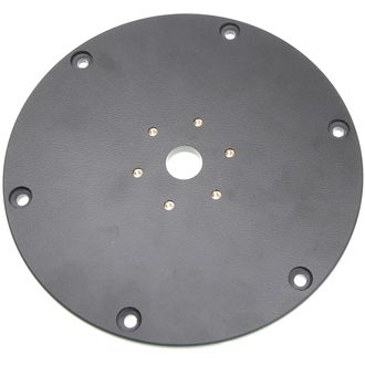 Brodit montážna podložka pre podstavec, priemer 200mm, 6 montážnych otvorov, čierna