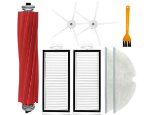Mobilly sada štetcov, filtrov a mopov pre Roborock Q7 Max, Q7 Max+, T8, biela