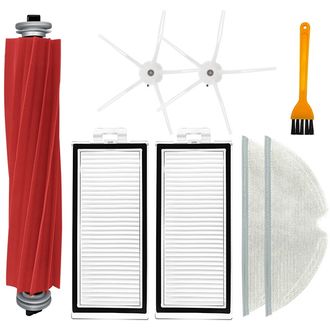 Mobilly sada štetcov, filtrov a mopov pre Roborock Q7 Max, Q7 Max+, T8, biela