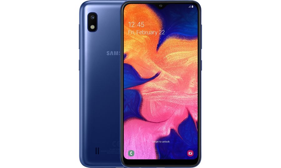 Samsung Galaxy A10, modrá