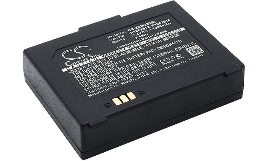 Batéria pre Zebra Em220, Em 220, Em220ii a ďalšie, 1000 mAh, Li-Ion