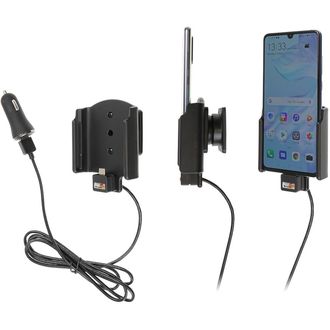Brodit držiak do auta na Huawei P30 bez puzdra, s nabíjaním z cig. zapaľovača/USB