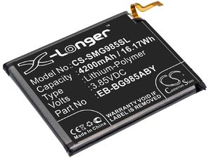 Batéria pre Samsung Galaxy S20 Plus, Sc-52a, Sgh-N805 a ďalšie, 4200 mAh, Li-Ion