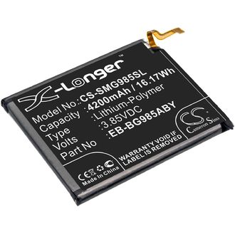 Batéria pre Samsung Galaxy S20 Plus, Sc-52a, Sgh-N805 a ďalšie, 4200 mAh, Li-Ion