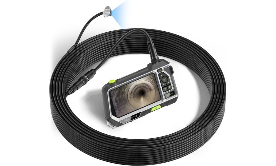 Endoskop Teslong NTS500 s 5" displejom IPS, 7,6 mm sondou, širokouhlým objektívom, 15 m káblom