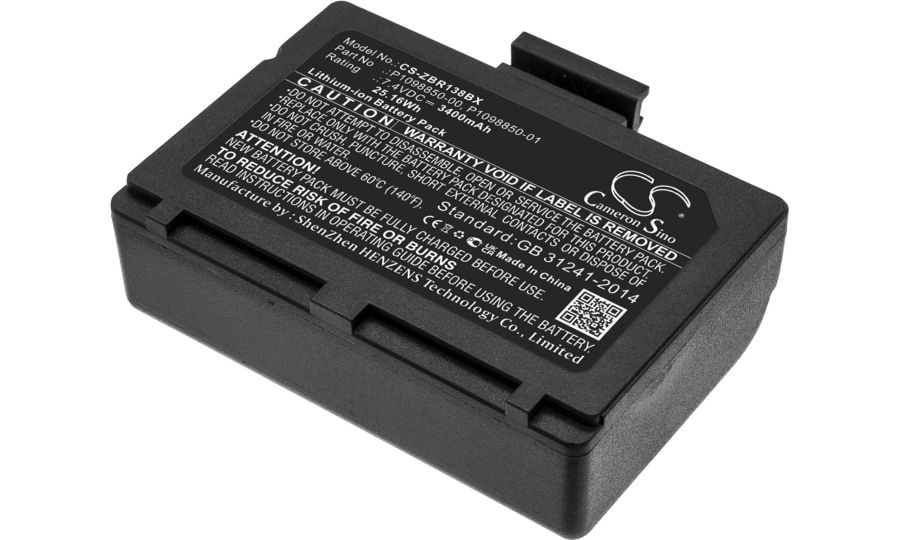 Batéria pre Zebra Zr138, 3400 mAh, Li-Ion