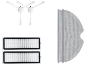 Sada kefiek, filtrov, mopov pre robotický vysávač Xiaomi Mi Mop 2, Mop 2 Pro Plus, Xiaomi Dreame 1C, biela