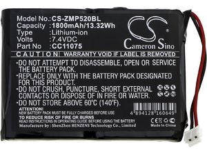 Batéria pre Monarch Mp5020, Zebra Mp5020 a iné, 1800 mAh, Li-Ion