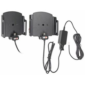 Brodit držiak do auta nastaviteľný, šírka 75-89mm, hrúbka 9-13mm, MicroUSB, 2,1 A, skrytá inštalácia