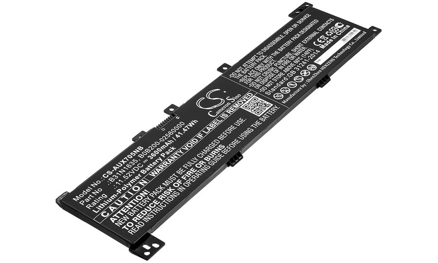 Batéria pre Asus A705qa, Asus F705ma-Bx030t (ekvivalent Asus B0B200-02560000), 3600 mAh