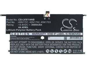 Batérie pre Lenovo Thinkpad X1 Carbon 14, 3000mAh