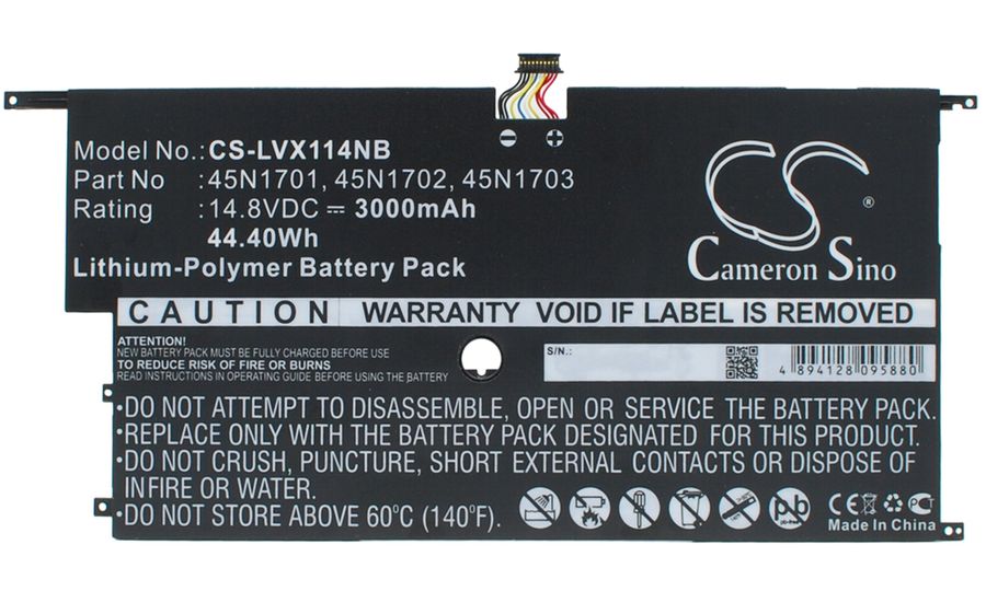 Batérie pre Lenovo Thinkpad X1 Carbon 14, 3000mAh