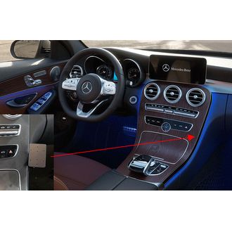 Brodit ProClip Mercedes Benz C-Class (180-320) 15-21 (len automat, len drevený panel), na stred