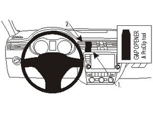 Brodit ProClip montážna konzola pre Škoda Octavia III 13-17, na stred