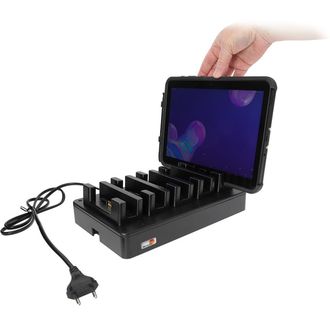Brodit stolná nabíjačka na Samsung Galaxy Tab Active Pro v puzdre OtterBox UNIVERSE, 5 tabletov