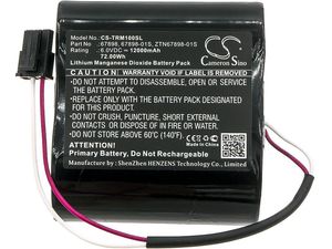 Batéria pre Trimble Aggps, Fm1000, Fmx, 2600 mAh, Li-Ion