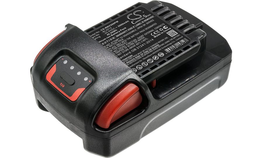Batéria pre vŕtačku Ingersoll Rand D5140, LED svietidlo L5110, mazací pištoľ Lub5130 a iné, 2 Ah, 20 V