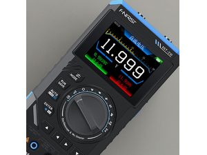 FNIRSI DST-210 ručný digitálny multimeter, osciloskop a generátor signálov 3v1, 10 MHz, 48 MSa/s