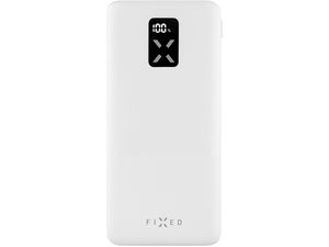FIXED Zen 10 powerbank s LCD displejom a PD výstupom 20W, 10000 mAh, biela