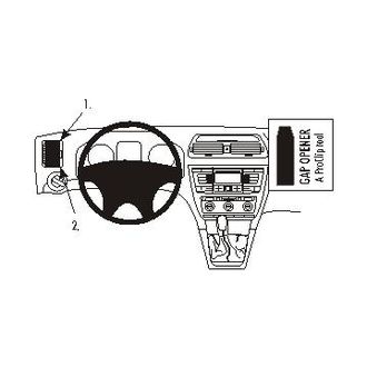 Brodit ProClip Škoda Octavia II Ambiente/Classic/Elegance/RS 05-13/Scout 07-13, vľavo na mriežku