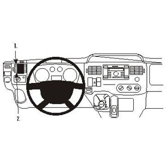 Brodit ProClip montážna konzola pre Ford Transit/Tourneo 07-13, vľavo