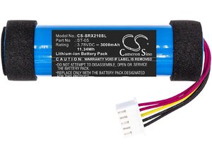 Batéria pre Sony SRS-XB21, 3000 mAh, Li-Ion