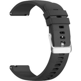 Univerzálny remienok Mobilly, 22 mm, silikónový, čierny