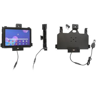 Brodit držiak do auta na Samsung Galaxy Tab Active Pro T540/T545/T547/T547U, so zámkom, cig. nabíjanie