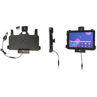 Brodit držiak do auta na Samsung Galaxy Tab Active Pro T540/T545/T547/T547U, so zámkom, cig. nabíjanie