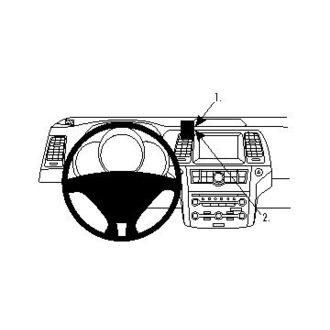 Brodit ProClip montážny držiak pre Nissan Murano/CrossCabriolet 09-14, pre stred