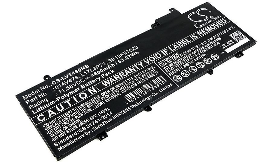 Batéria pre Lenovo Thinkpad T480S, 4600 mAh